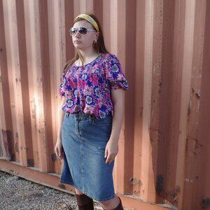 Mark & Co Denimwear Jean Skirt